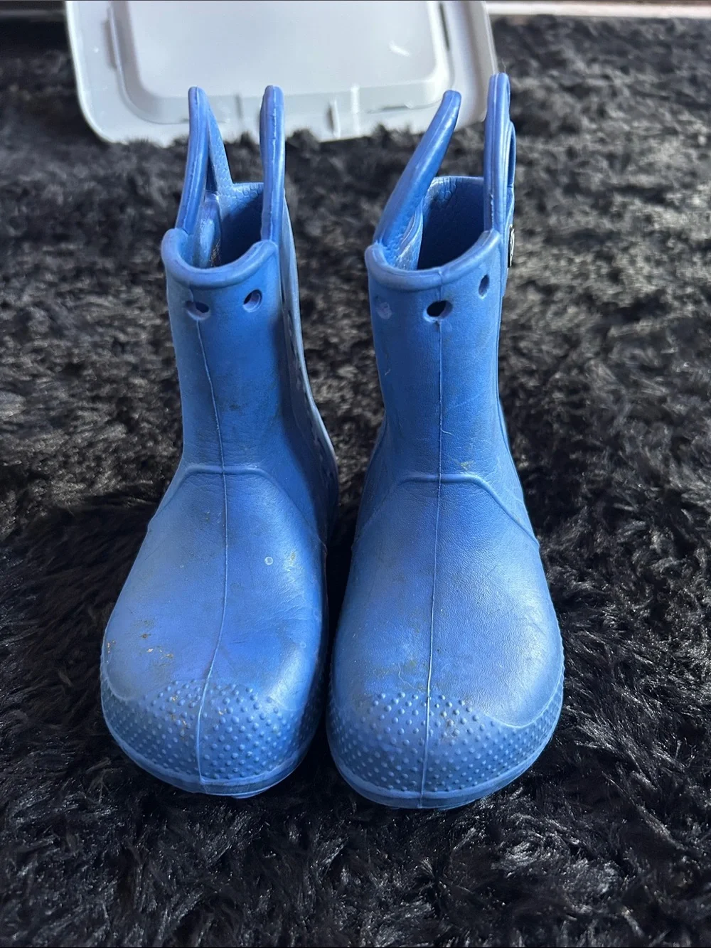 CROCS Kids' Royal Blue Pull-On Rain Boots